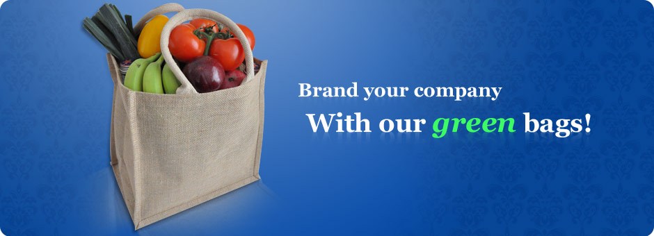 Custom branded burlap bags in bulk